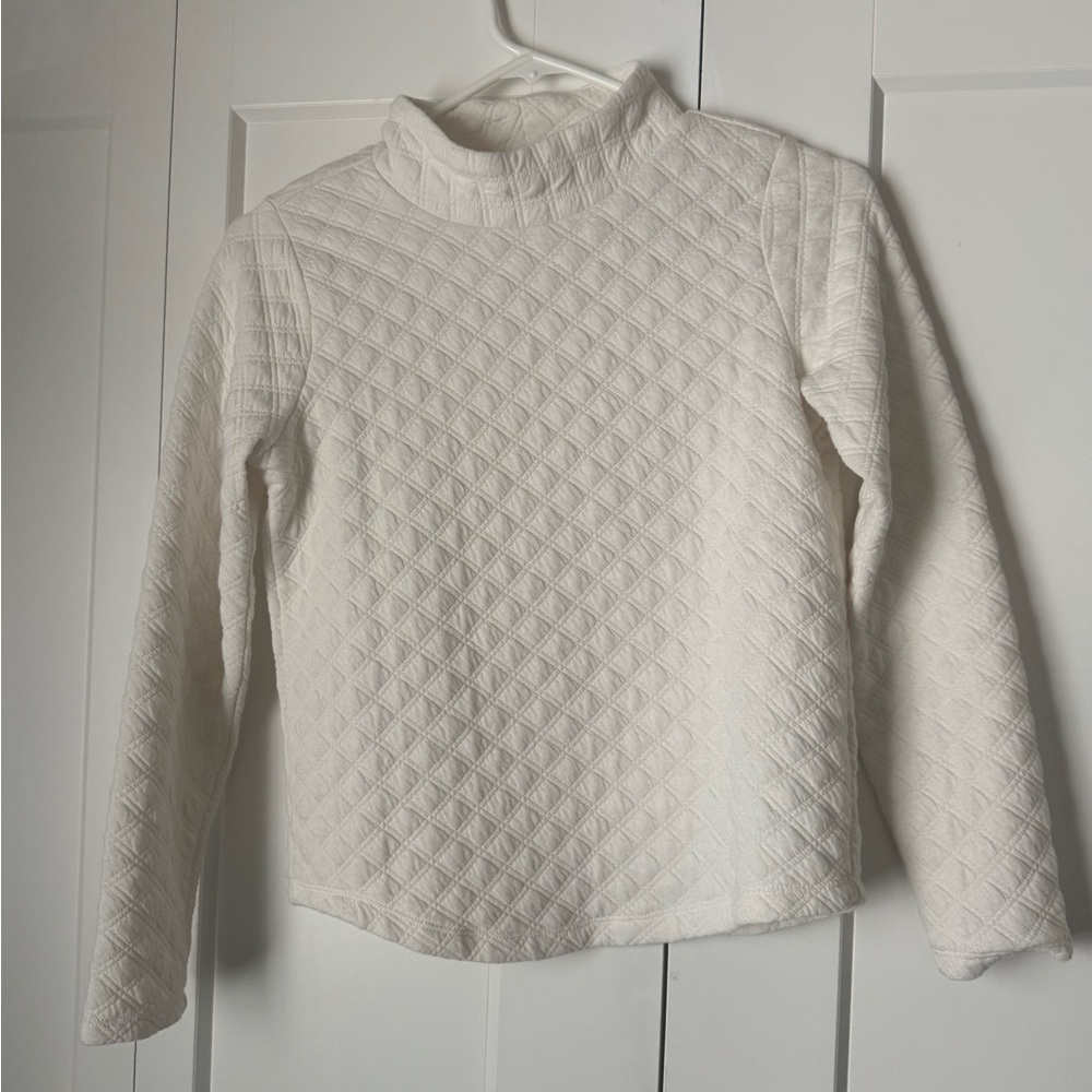Crewcuts Ivory Quilted Kids Sweater